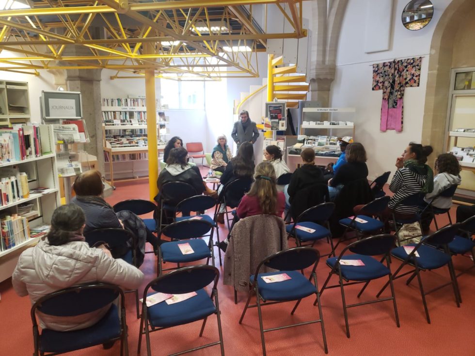 Rencontre avec Dalila Boitaud-Mazaudier à lz médiathèque de Coutances