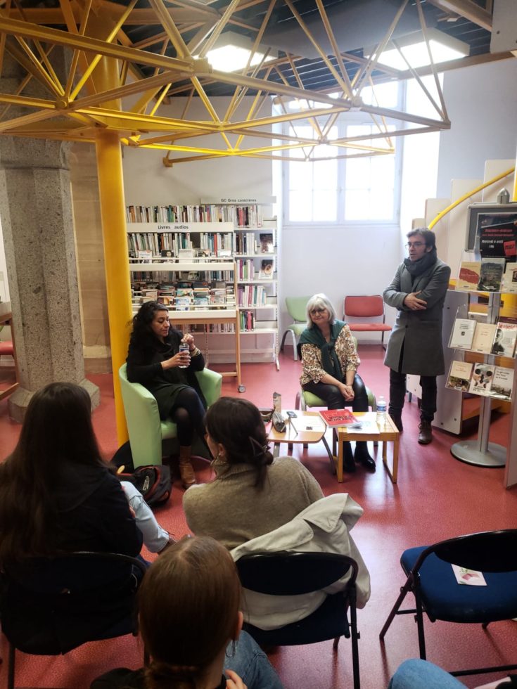 Rencontre avec Dalila Boitaud-Mazaudier à lz médiathèque de Coutances