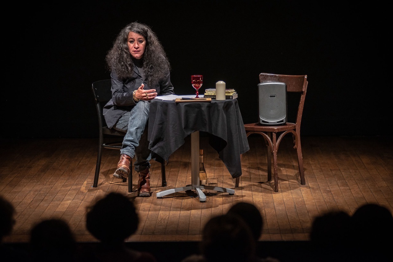 Dalila Boitaud-Mazaudier dans Conversation avec Marceline à la Villa Gilet, avril 2024