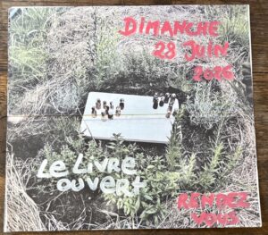 Invitation Le Livre Ouvert 28 juin 2026