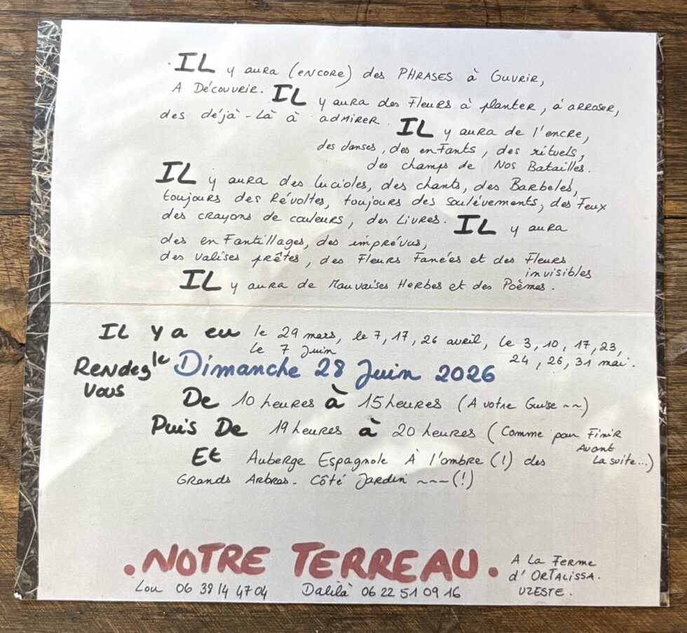 Programme de l'invitation